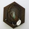 1.2" China Certified Grade A Nature Hisui Jadeite Jade Nice Magnolia Hand Carved Neckalce Pendants (S925) 8824 view 4