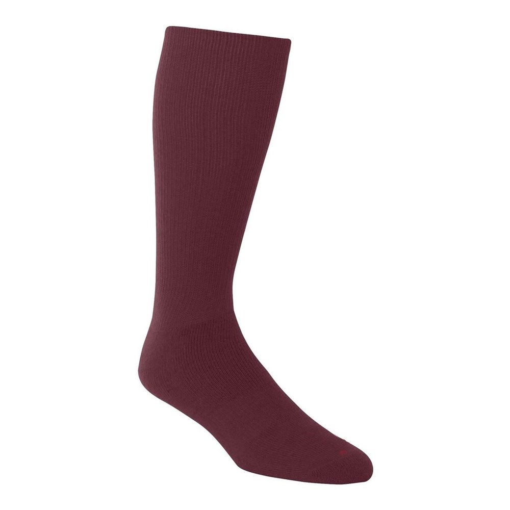 Add-On Performance Soccer Socks Adult Small in Maroon