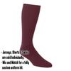 Add-On Performance Soccer Socks Adult Small in Maroon view 2