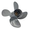 Aluminum Outboard Cupped 4 Blades Propeller Boat Prop 10.6x12 Replacement for Honda BF35/40/45/50/60HP view 1