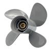Aluminum Outboard Cupped 4 Blades Propeller Boat Prop 10.6x12 Replacement for Honda BF35/40/45/50/60HP view 2