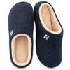 RockDove Men's Sherpa Lined Memory Foam Clog Slipper, Size 9-10 US Men, Navy Blue view 1