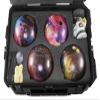 Case Club 4 Bowling Ball Heavy Duty Wheeled Travel Case - Store, Protect, and Fly with up to 4 Bowling Balls, Shoes, and Accessories in a Waterproof, Hard-Sided, Lockable, Rolling Travel Case view 2