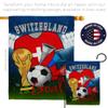 World Cup Switzerland Flags Swiss Banner Room Wall Art Flag Poles For Outside House Patio Porch Lawn Garden Stand Tapestry Yard Signs FIFA Gifts Sports Fan Trophy Soccer Game Football Made In USA view 4