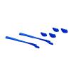 Betterun Blue Replacement Nose Pads Pieces Ear Socks Rubber Kits for Oakley Half Jacket 2.0 XL view 1