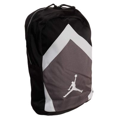 NIKE Jordan Diamond Backpack (One Size, Black/Grey/White)