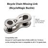 10 Pairs 20pcs Bicycle Missing Link for 6-7-8 Speed Chain, QKURT Professional Reusable Bicycle Chain Link Connector, Steel Bike Chain Link view 2