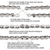 10 Pairs 20pcs Bicycle Missing Link for 6-7-8 Speed Chain, QKURT Professional Reusable Bicycle Chain Link Connector, Steel Bike Chain Link view 4