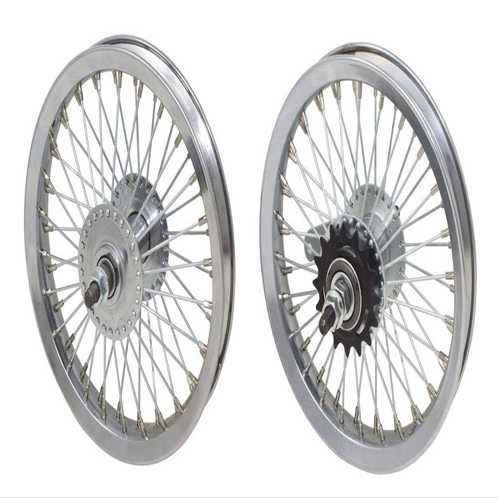 Fenix 12" 52 Spoke Bicycle Wheels (Front & Rear)