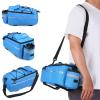 Lixada Bike Panniers Bike Trunk Bag Insulated Bag for Warm/Cool Items, Bicycle Rear Rack Storage Luggage Bicycle Seat Multifunctional Insulated Trunk Cooler Bag Shoulder Bag 11.4 6.3 6.7in (Blue) view 4