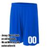 Add-On Performance Soccer Shorts with Free Numbers Adult 2X-Large in Royal Blue view 2