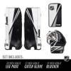 Franklin Sports Street Hockey Goalie Set - Leg Pads - Catch Glove - Blocker - Premium Durability - Officially Licensed NHL Product view 2