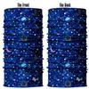 Obacle Seamless Bandana for Rave Face Mask Dust Wind UV Sun Protection Neck Gaiter Tube Mask Headwear Bandana for Women Men Festival Party Motorcycle Riding Fishing Outdoor (Starry Sky Planet Blue 14) view 3
