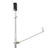 SHARROW Archery Bow Stand Recurve Bow Holder Foldable Bowstand Aluminum Alloy Bow Stands Rack Holding Bow Accessory (Silver, Long) view 4