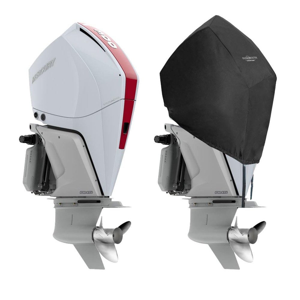Oceansouth Custom Fit Storage Covers for Mercury Outboard Engines (250-450HP & 200-300PRO XS-4Str V8 4.6L from 2023 up to 2024)