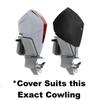 Oceansouth Custom Fit Storage Covers for Mercury Outboard Engines (250-450HP & 200-300PRO XS-4Str V8 4.6L from 2023 up to 2024) view 3