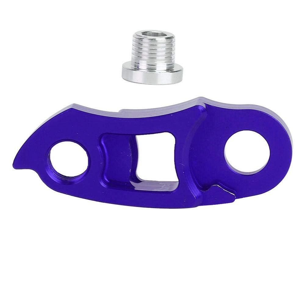 Bike Rear Derailleur Hanger,ycle Rear Derailleur Hanger Extension Frame Gear Tail Hook Extender (Blue)
