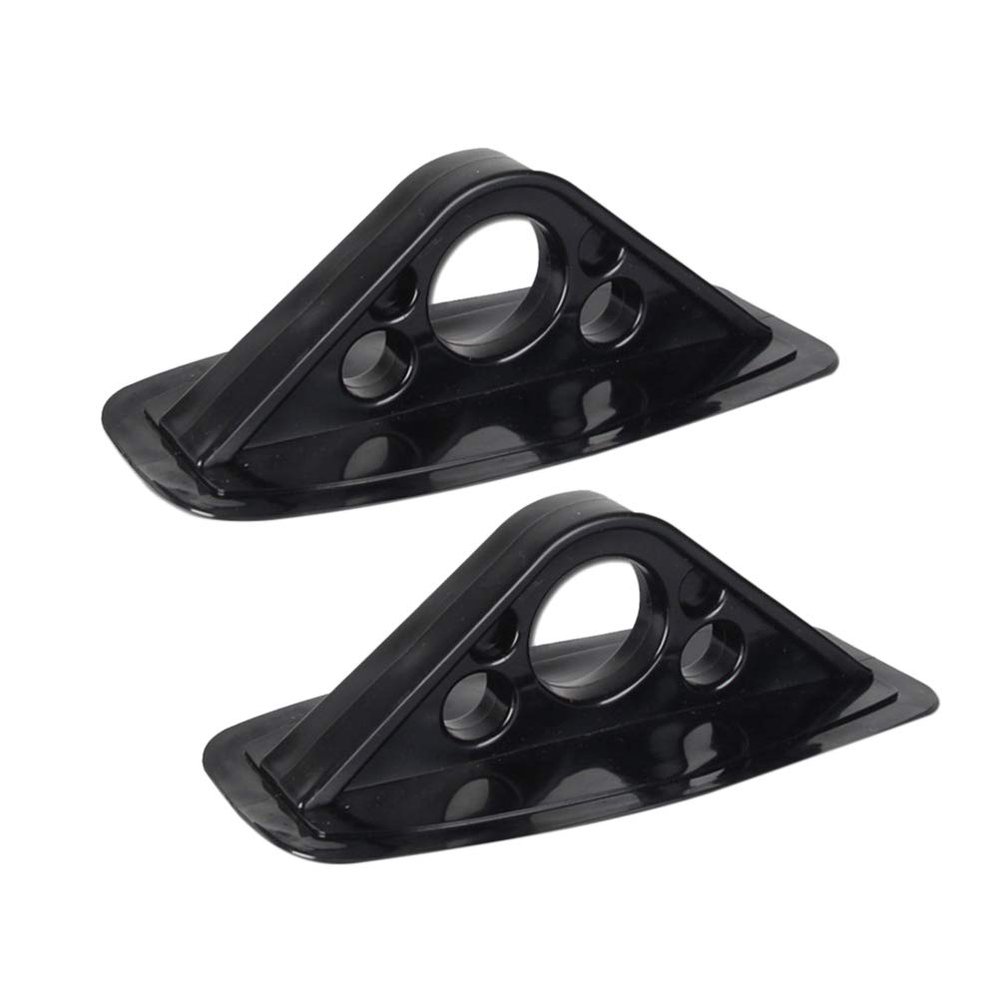 LIOOBO 2Pcs Kayaking Paddle Fixed Frame Awning Sun Shade Mount Bases PVC Paddle Bracket for Speedboat Inflatable Boat Black