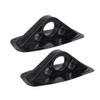 LIOOBO 2Pcs Kayaking Paddle Fixed Frame Awning Sun Shade Mount Bases PVC Paddle Bracket for Speedboat Inflatable Boat Black view 1