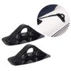 LIOOBO 2Pcs Kayaking Paddle Fixed Frame Awning Sun Shade Mount Bases PVC Paddle Bracket for Speedboat Inflatable Boat Black view 2