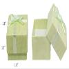 8 Piece Pack Flower Bow Tie Ring Gift Box with Rose-Bug Bow on top. 1 1/2 x 1 7/8 x 1 7/8 (38 x 48 x 48mm) view 4