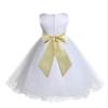 ekidsbridal White Flower Girl Dress Silver Rose Gold Malibu Blue Maroon Red Eggplant R19S S view 2