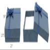 8 Piece Pack Flower Bow Tie Pendant Gift Box with Rose-Bug Bow on top. 2 1/2 x 2 7/8 x 3/4 (63 x 73 x 19mm) view 2