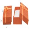 8 Piece Pack Flower Bow Tie Pendant Gift Box with Rose-Bug Bow on top. 2 1/2 x 2 7/8 x 3/4 (63 x 73 x 19mm) view 3