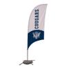 BYU Cougars College Sports Printed Feather Flag - NCAA Licensed - Super Polyester - School Banner (White, Blue) (7.5' Cross Base) view 1