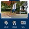 BYU Cougars College Sports Printed Feather Flag - NCAA Licensed - Super Polyester - School Banner (White, Blue) (7.5' Cross Base) view 3