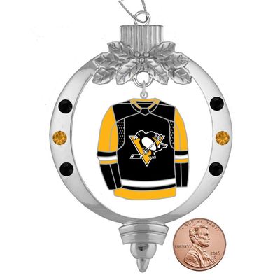 NHL Jersey Ornament (Pittsburgh Penguins Black)