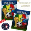 World Cup Senegal Flags Senegalese Banner Room Wall Art Flag Poles For Outside House Patio Porch Lawn Garden Stand Tapestry Yard Signs FIFA Gifts Sports Fan Trophy Soccer Game Football Made In USA view 3