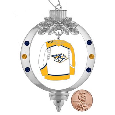NHL Jersey Ornament (Nashville Predators White)