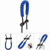Zerone 1Pc Archery Wrist Sling,Adjustable Leather Braided Cord Rope for (Blue) view 4