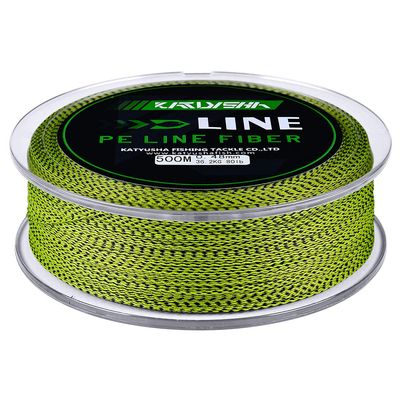 KATUYSHA Braided Fishing Line, Abrasion Resistant Zero Stretch Braided Lines 4 Strands Super Strong Superline 15Lb Test 547 Yards