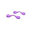 Betterun Purple Replacement Nose Pads Pieces Ear Socks Rubber Kits for Oakley Radar EV Path view 2