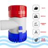 Sanuke 1100gph Bilge Pump,1-1/8" Outlet, Electric 12V Submersible Marine Water Pump Accessories Marin Boat, Non- Automatic Bilge Pump for Boats, Ponds, Pools, Spas Silent, Boat Caravan RV, Low Noise view 4