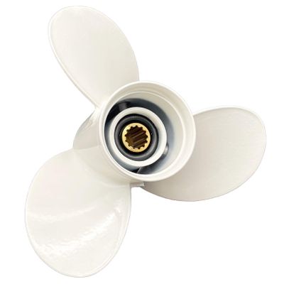 Aluminum Outboard Cupped Propeller Boat Prop 10 3/8x13 Replacement for Yamaha Engines T25/F30/40/C40/F40/E48/50/C50/F50/55/F60HP G Series