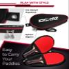 Idoraz Double Ping Pong Paddle Case - Best Table Tennis Paddle Cover for Your Rackets - Waterproof Material Bag view 3