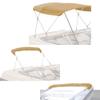 Savvycraft 4 Bow Bimini Top Replacement Cover, Durable Marine Grade Canvas Boat Canopy, Easy Install Zipper Sleeves, 4 Bow 96" L 91"-96" W Beige Color view 2