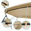 Savvycraft 4 Bow Bimini Replacement Top Canvas Cover 4 Bow 96" L 73"-78" W Beige Color view 3