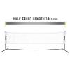 Franklin Sports Half Court Size Pickleball Net by Franklin Pickleball - Includes 10ft Net, (2) Paddles, and (2) X-40 USA Pickleball Approved Pickleballs view 3
