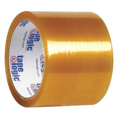3" x 55 yds. Clear (6 Pack) #53 PVC Natural Rubber Tape