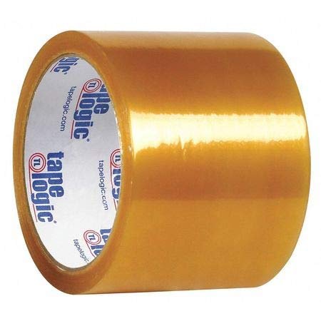 3" x 55 yds. Clear (6 Pack) #53 PVC Natural Rubber Tape