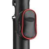 Casemaster Q-Vault Supreme Billiard/Pool Cue Hard Case, Holds 1 Complete 2-Piece Cue (1 Butt/1 Shaft), Black with Red Trim view 2