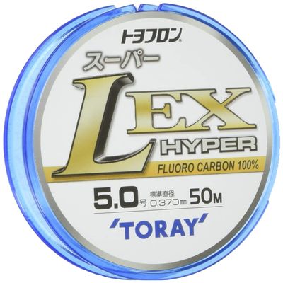 Toray Line Toyofuron Super L EX Hyper No. 2.5 (50 m) Transparent
