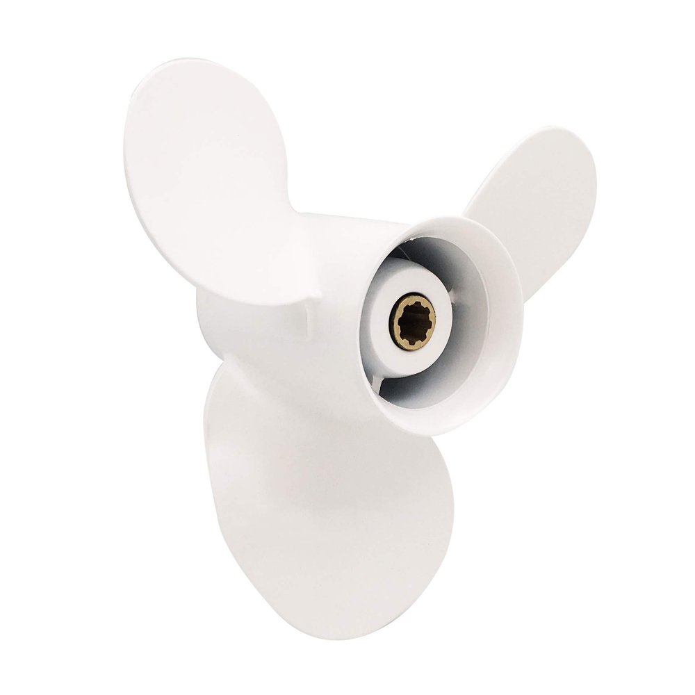Aluminum Outboard Propeller Boat Prop 9 1/4X10 1/2 for Yamaha 9.9/15/F15C/F20HP 15hp(2 Stroke)