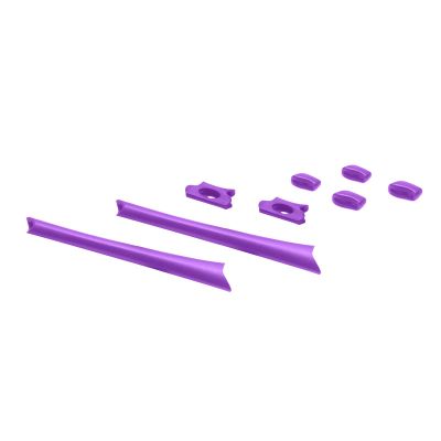 Betterun Purple Replacement Nose Pads Pieces Ear Socks Rubber Kits for Oakley Flak Jacket