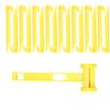 AITIME 30 Pcs 9 Inch Plastic Tent Stakes with 1 Yellow Puller Hook, Durable Garden Lawn Tarp Stakes, Tent Spikes Nails Pegs Hammer for Outdoor Beach Camping Courtyard Decorative Accessories view 1