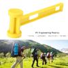 AITIME 30 Pcs 9 Inch Plastic Tent Stakes with 1 Yellow Puller Hook, Durable Garden Lawn Tarp Stakes, Tent Spikes Nails Pegs Hammer for Outdoor Beach Camping Courtyard Decorative Accessories view 4